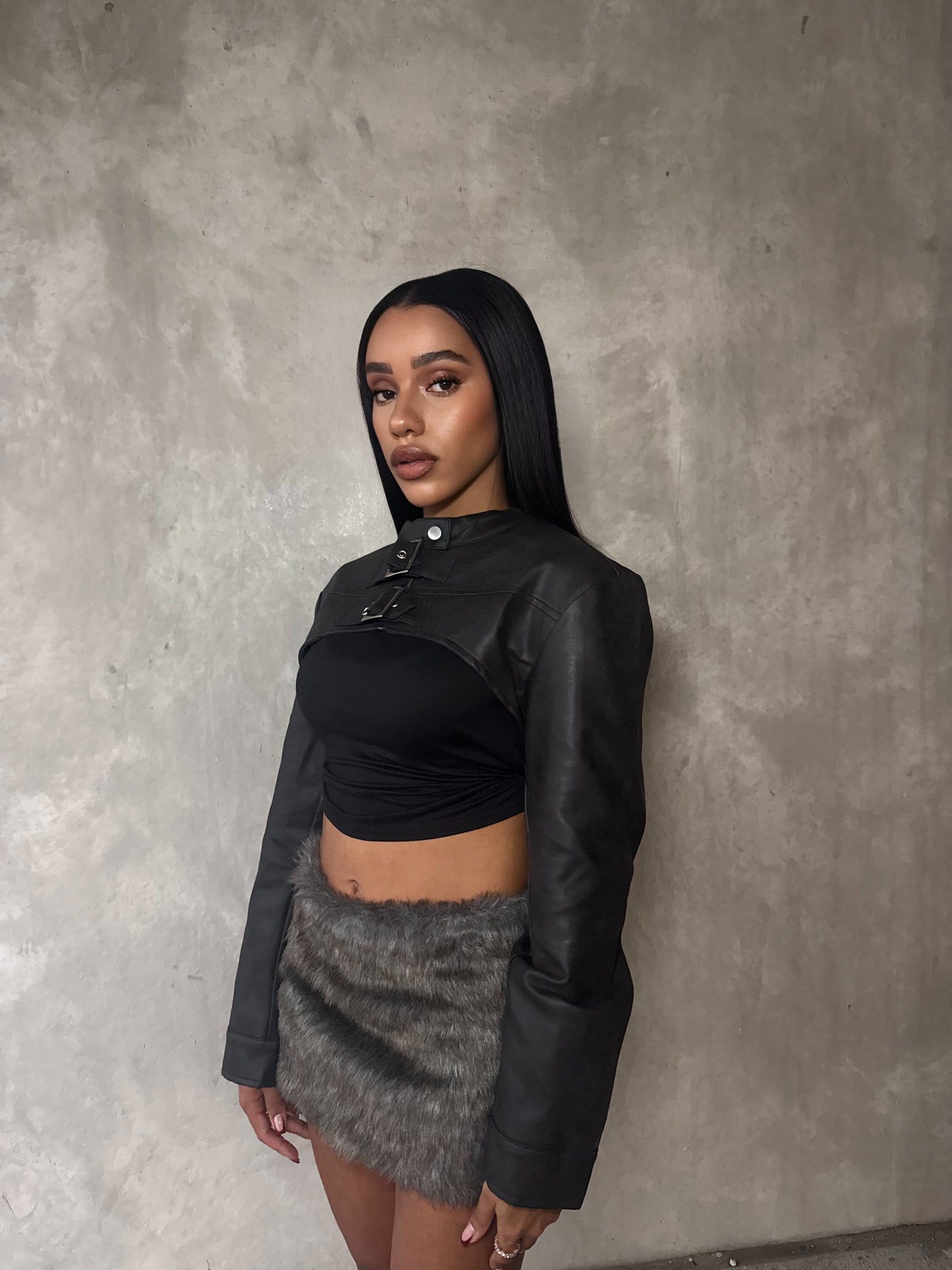 Esme Fur Skirt