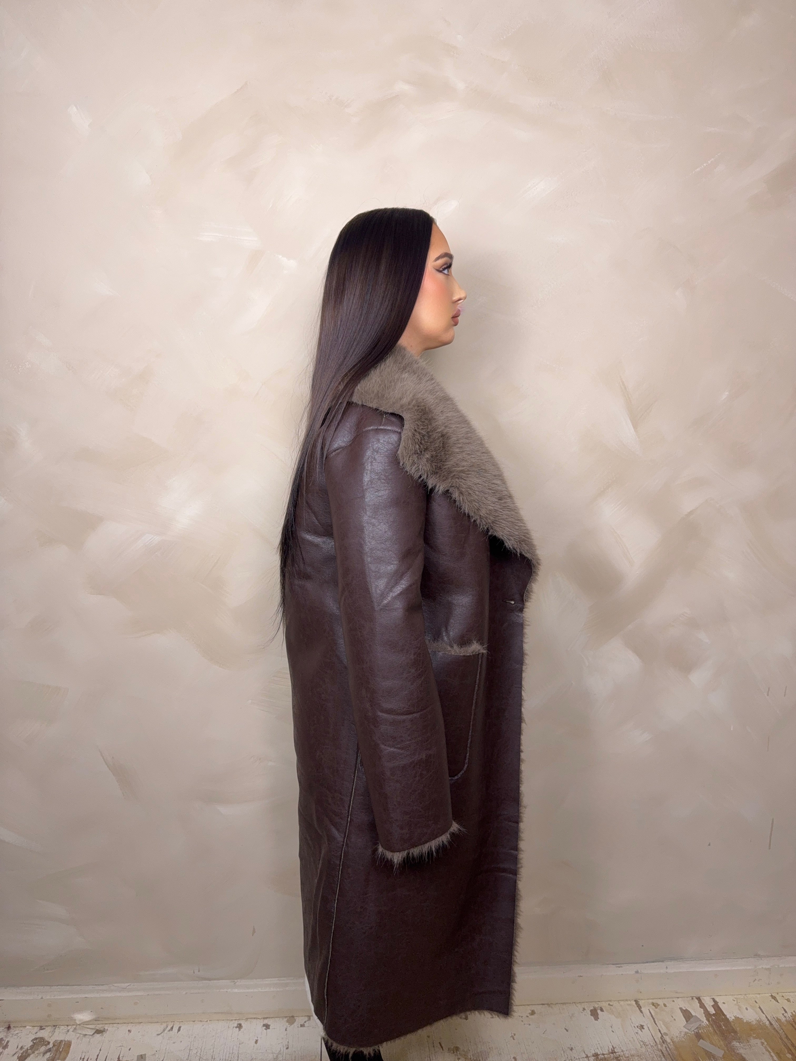 Kova Reversible Faux Fur Jacket