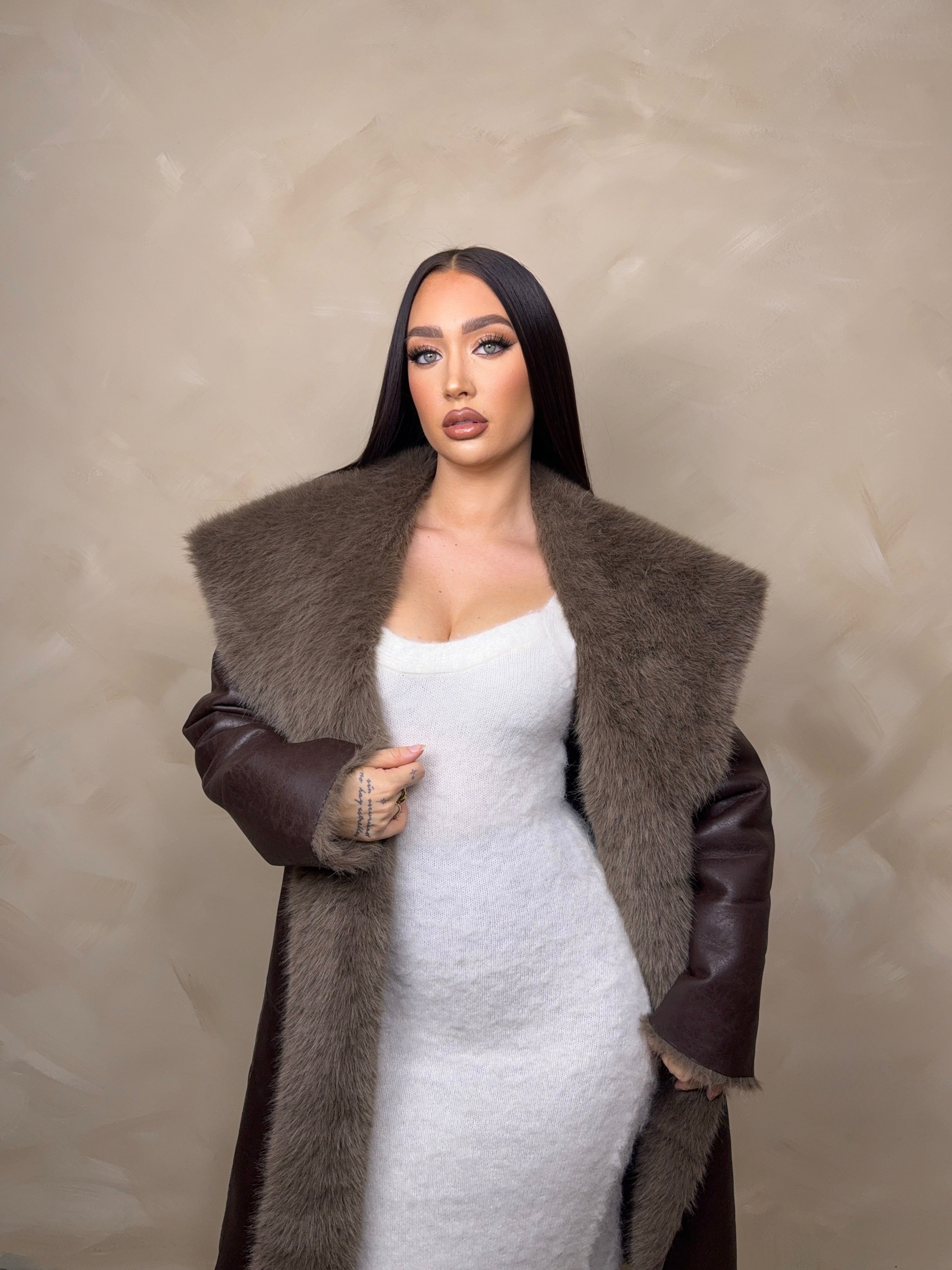 Kova Reversible Faux Fur Jacket