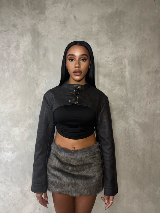 Esme Fur Skirt