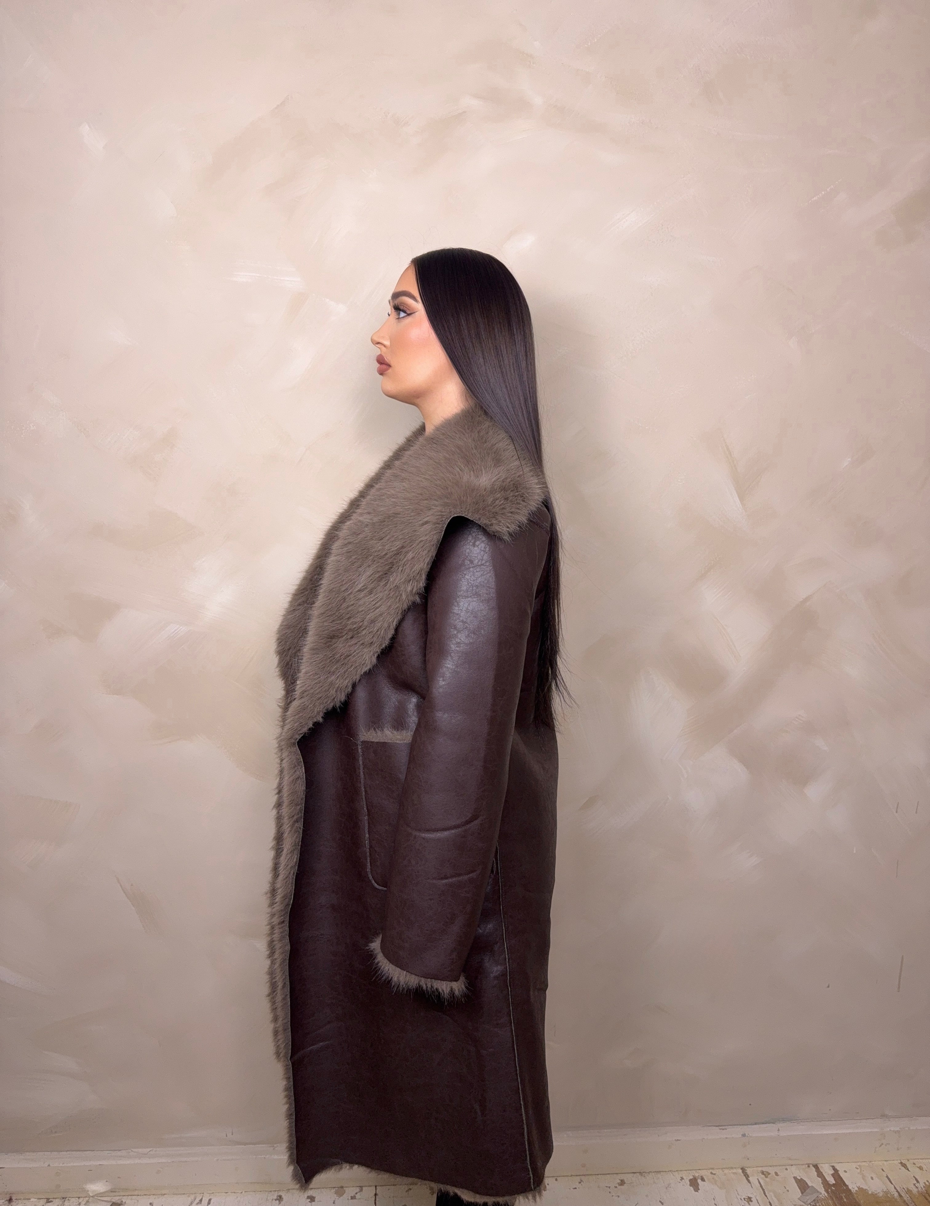 Kova Reversible Faux Fur Jacket